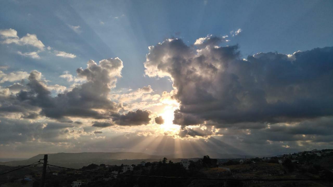 360 Panorama House - Gazing At Horizon And The Stars Of The Galaxy In The Night - Fresh Cool Breeze Most Of The Time - Just 7 Min From The Beach Kournás المظهر الخارجي الصورة
