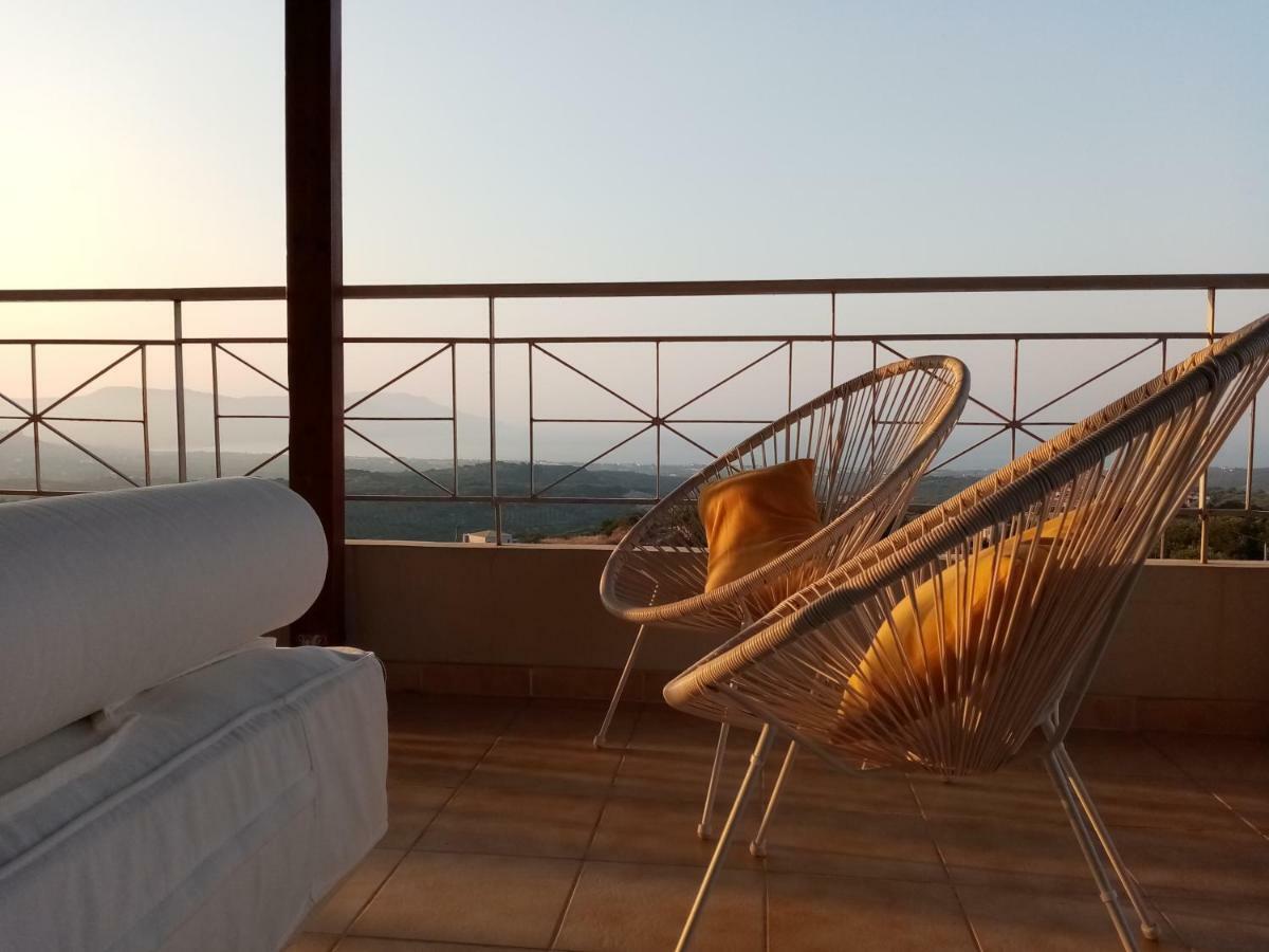 360 Panorama House - Gazing At Horizon And The Stars Of The Galaxy In The Night - Fresh Cool Breeze Most Of The Time - Just 7 Min From The Beach Kournás المظهر الخارجي الصورة